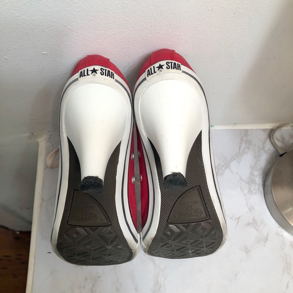 Converse All Star heel sneakers
